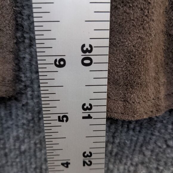 Hypo Active Women's Leather Pants Brown 12 Flat Front Lined Logo - Picture 10 of 10